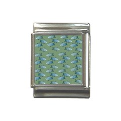 Fishes Pattern Background Theme Italian Charm (13mm) by Vaneshop