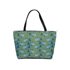 Fishes Pattern Background Theme Classic Shoulder Handbag by Vaneshop