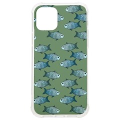 Fishes Pattern Background Theme Iphone 12/12 Pro Tpu Uv Print Case by Vaneshop