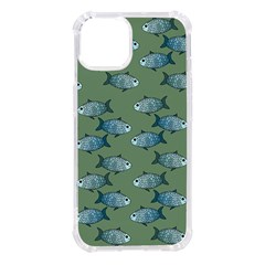 Fishes Pattern Background Theme Iphone 14 Tpu Uv Print Case by Vaneshop