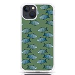 Fishes Pattern Background Theme iPhone 13 TPU UV Print Case Front