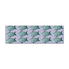 Fishes Pattern Background Theme Art Sticker (bumper) by Vaneshop