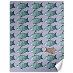 Fishes Pattern Background Theme Art Canvas 36  x 48  35.26 x46.15  Canvas - 1