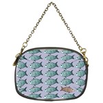 Fishes Pattern Background Theme Art Chain Purse (Two Sides) Front