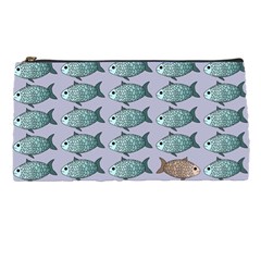 Fishes Pattern Background Theme Art Pencil Case by Vaneshop