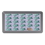 Fishes Pattern Background Theme Art Memory Card Reader (Mini) Front