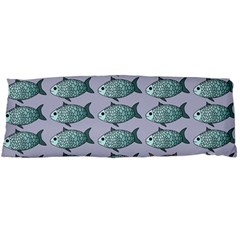 Fishes Pattern Background Theme Art Body Pillow Case (dakimakura) by Vaneshop