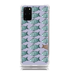 Fishes Pattern Background Theme Art Samsung Galaxy S20plus 6 7 Inch Tpu Uv Case by Vaneshop