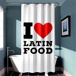 I love Latin food Shower Curtain 36  x 72  (Stall)  Curtain(36 X72 )