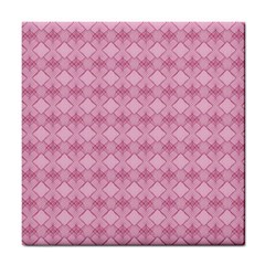 Pattern Print Floral Geometric Tile Coaster by Vaneshop