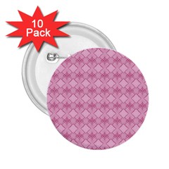 Pattern Print Floral Geometric 2 25  Buttons (10 Pack)  by Vaneshop