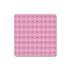 Pattern Print Floral Geometric Square Magnet