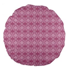 Pattern Print Floral Geometric Large 18  Premium Flano Round Cushions by Vaneshop