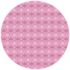 Pattern Print Floral Geometric Wooden Puzzle Round by Vaneshop