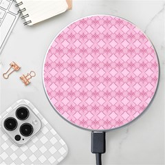 Pattern Print Floral Geometric Wireless Fast Charger(white) by Vaneshop