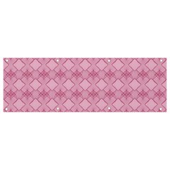 Pattern Print Floral Geometric Banner And Sign 9  X 3  by Vaneshop