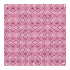 Pattern Print Floral Geometric Banner And Sign 3  X 3  by Vaneshop