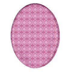 Pattern Print Floral Geometric Oval Glass Fridge Magnet (4 Pack) by Vaneshop