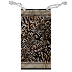 Zebra Abstract Background Jewelry Bag