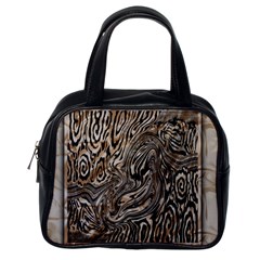 Zebra Abstract Background Classic Handbag (one Side) by Vaneshop