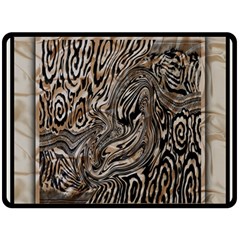 Zebra Abstract Background Fleece Blanket (large) by Vaneshop