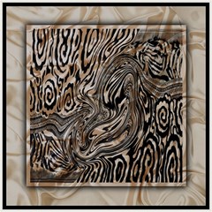 Zebra Abstract Background Play Mat (square)