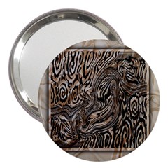 Zebra Abstract Background 3  Handbag Mirrors by Vaneshop