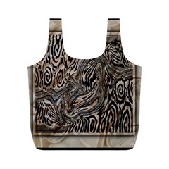 Zebra Abstract Background Full Print Recycle Bag (m) by Vaneshop