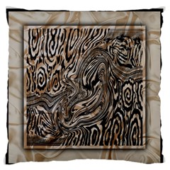 Zebra Abstract Background Standard Premium Plush Fleece Cushion Case (one Side) by Vaneshop