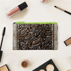 Zebra Abstract Background Cosmetic Bag (xs)