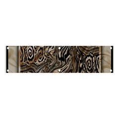 Zebra Abstract Background Banner And Sign 4  X 1  by Vaneshop