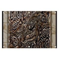 Zebra Abstract Background Banner And Sign 6  X 4  by Vaneshop