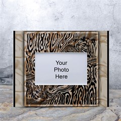 Zebra Abstract Background White Tabletop Photo Frame 4 x6 