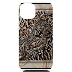 Zebra Abstract Background Iphone 14 Black Uv Print Case