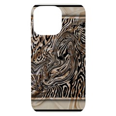 Zebra Abstract Background Iphone 14 Pro Max Black Uv Print Case