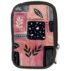 Floral Wall Art Compact Camera Leather Case by Vaneshop