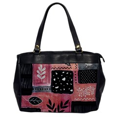 Floral Wall Art Oversize Office Handbag by Vaneshop