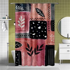 Floral Wall Art Shower Curtain 48  X 72  (small)  by Vaneshop