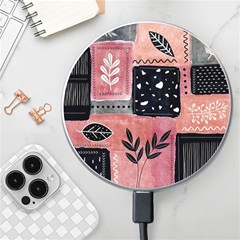 Floral Wall Art Wireless Fast Charger(white) by Vaneshop