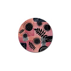 Abstract Pattern Floral Wall Art Golf Ball Marker (10 Pack) by Vaneshop