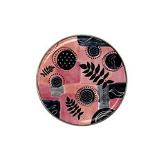 Abstract Pattern Floral Wall Art Hat Clip Ball Marker by Vaneshop