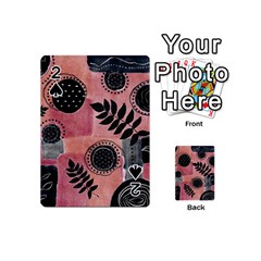 Abstract Pattern Floral Wall Art Playing Cards 54 Designs (mini)