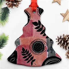 Abstract Pattern Floral Wall Art Ornament (christmas Tree)  by Vaneshop