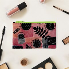 Abstract Pattern Floral Wall Art Cosmetic Bag (xs) by Vaneshop