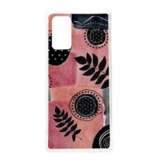 Abstract Pattern Floral Wall Art Samsung Galaxy Note 20 Tpu Uv Case by Vaneshop