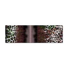 Leopard Animal Shawl Honeycomb Sticker Bumper (10 Pack) by Vaneshop