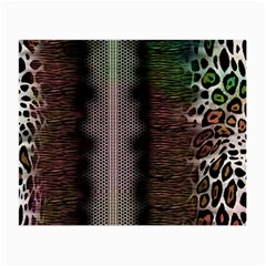 Leopard Animal Shawl Honeycomb Small Glasses Cloth (2 Sides) by Vaneshop