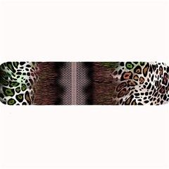 Leopard Animal Shawl Honeycomb Large Bar Mat by Vaneshop