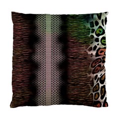 Leopard Animal Shawl Honeycomb Standard Cushion Case (two Sides) by Vaneshop