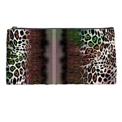 Leopard Animal Shawl Honeycomb Pencil Case by Vaneshop